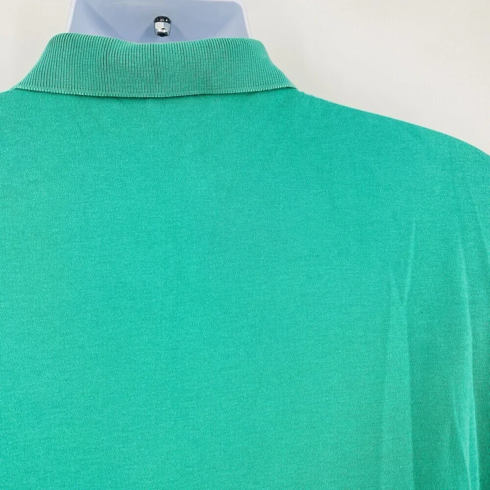 Polo Ralph Lauren Men's Kelly Green 100% Cotton Polo Shirt Size Medium